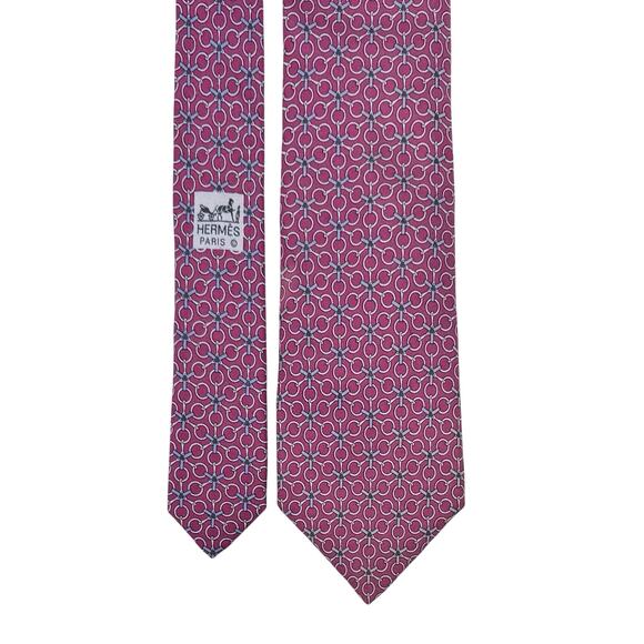 Hermes Abstract Pattern Tie - Picture 1 of 15